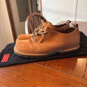 Cole Haan Boots Men’s 12M Country Oxford Tan Chukka Leather Square Toe Low Top